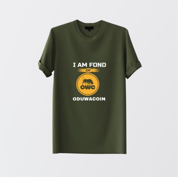 Oduwacoin Branded Classic T-Shirt – Limited Edition I AM FOND OF ODUWACOIN