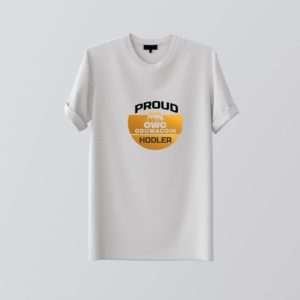 Oduwacoin Branded Classic T-Shirt – Limited Edition PROUD HODLER