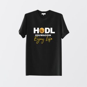 Oduwacoin Branded Classic T-Shirt – Limited Edition HODL